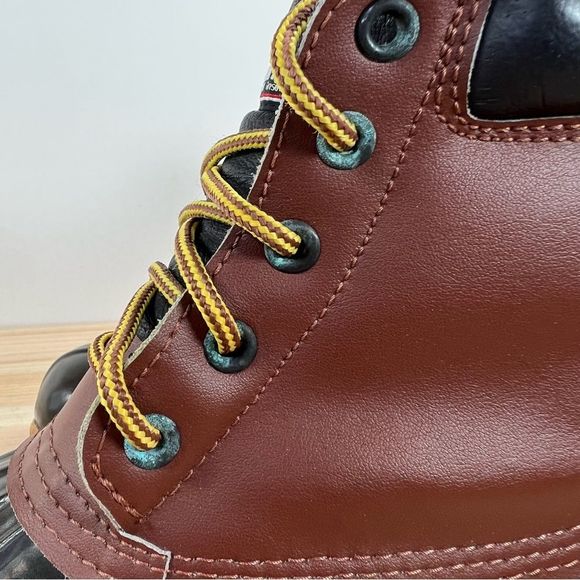 Steel Shank Duck Boots waterproof Thermolite insulated womens size 9 Brown Black - Picture 10 of 11